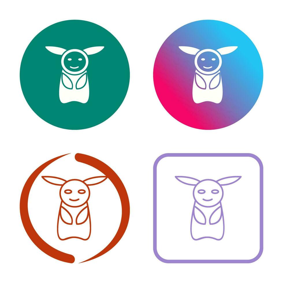 Unique Game Character Vector Icon