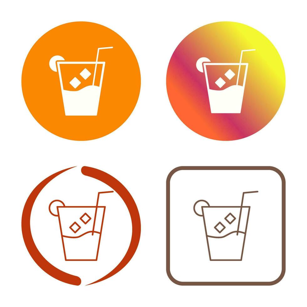 Unique Whiskey Sour Vector Icon