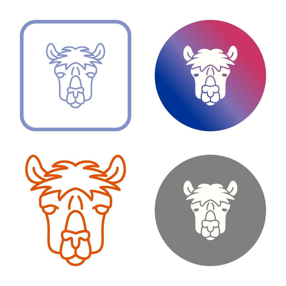 Alpaca Vector Icon