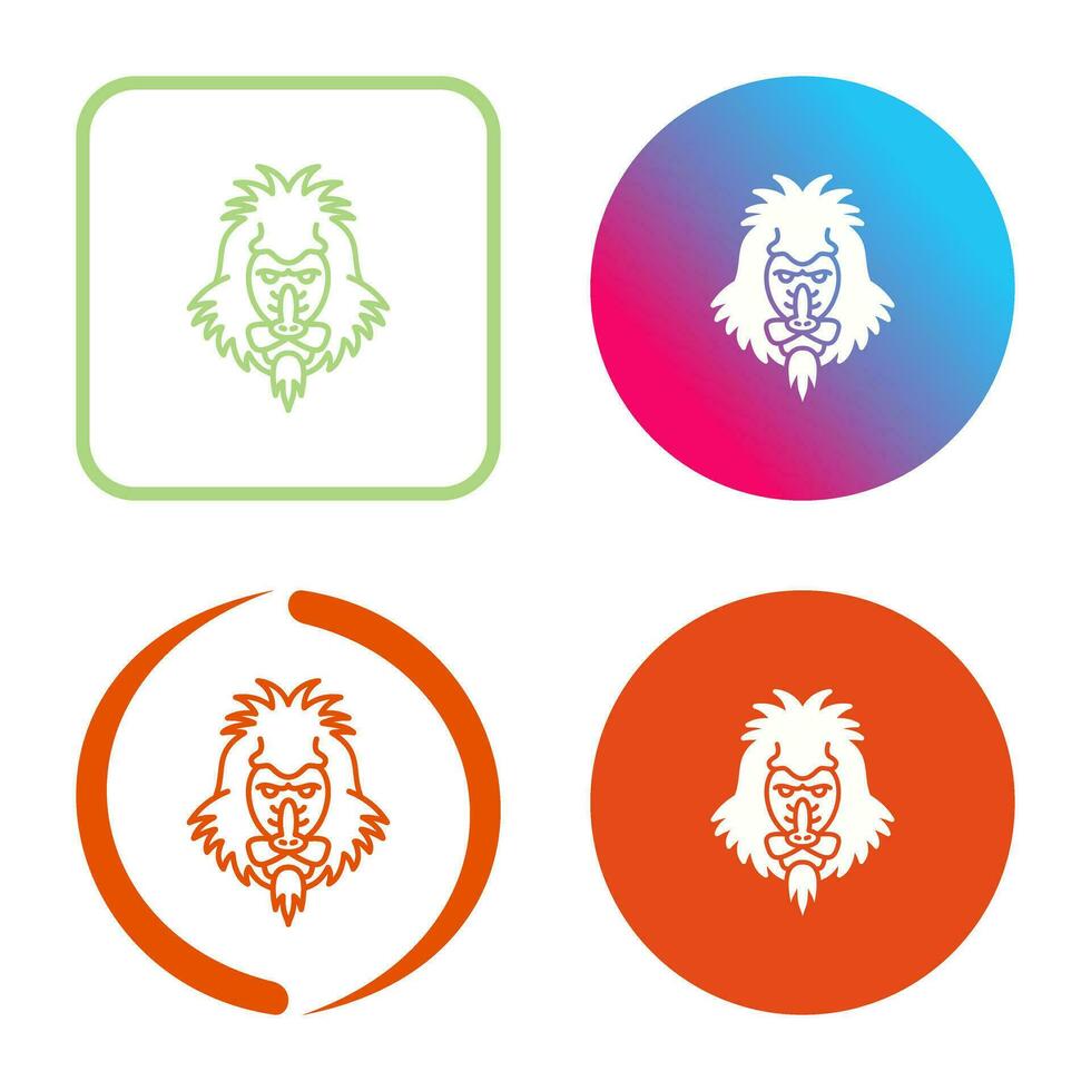 Mandrill Vector Icon