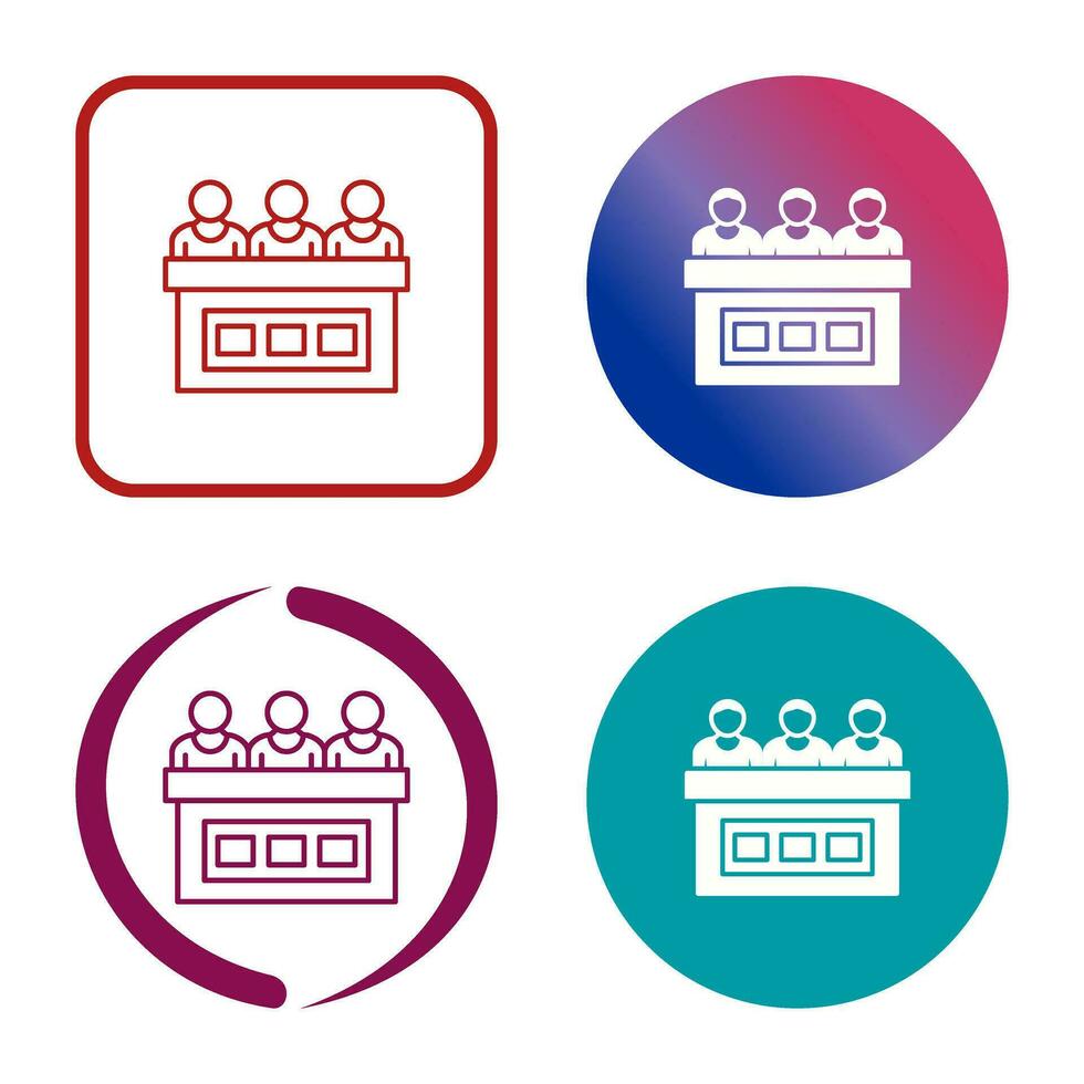 Jury Vector Icon