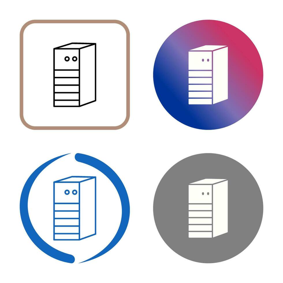 Server Network Vector Icon