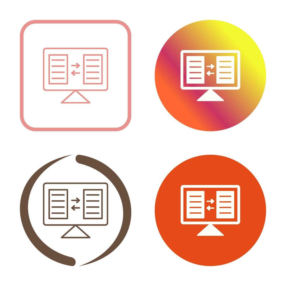 File Sharing Vector Icon