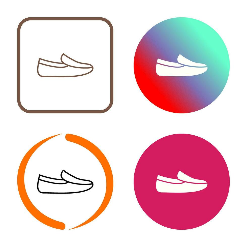 Men's Loafers Vector Icon