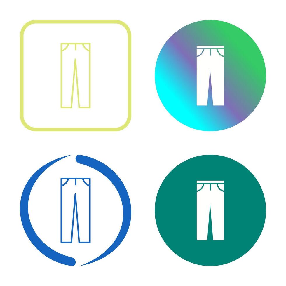 icono de vector de pantalones