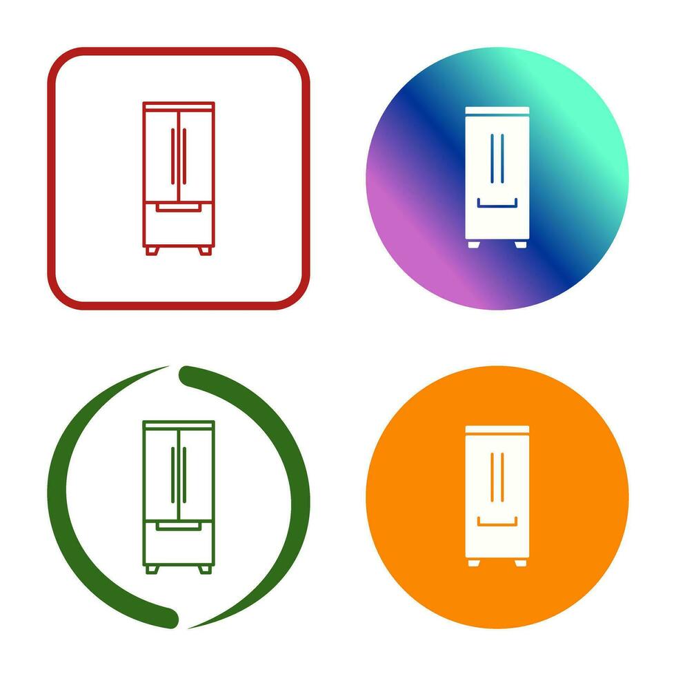 Refrigerator Vector Icon