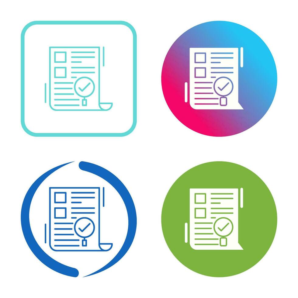SEO Audit Vector Icon