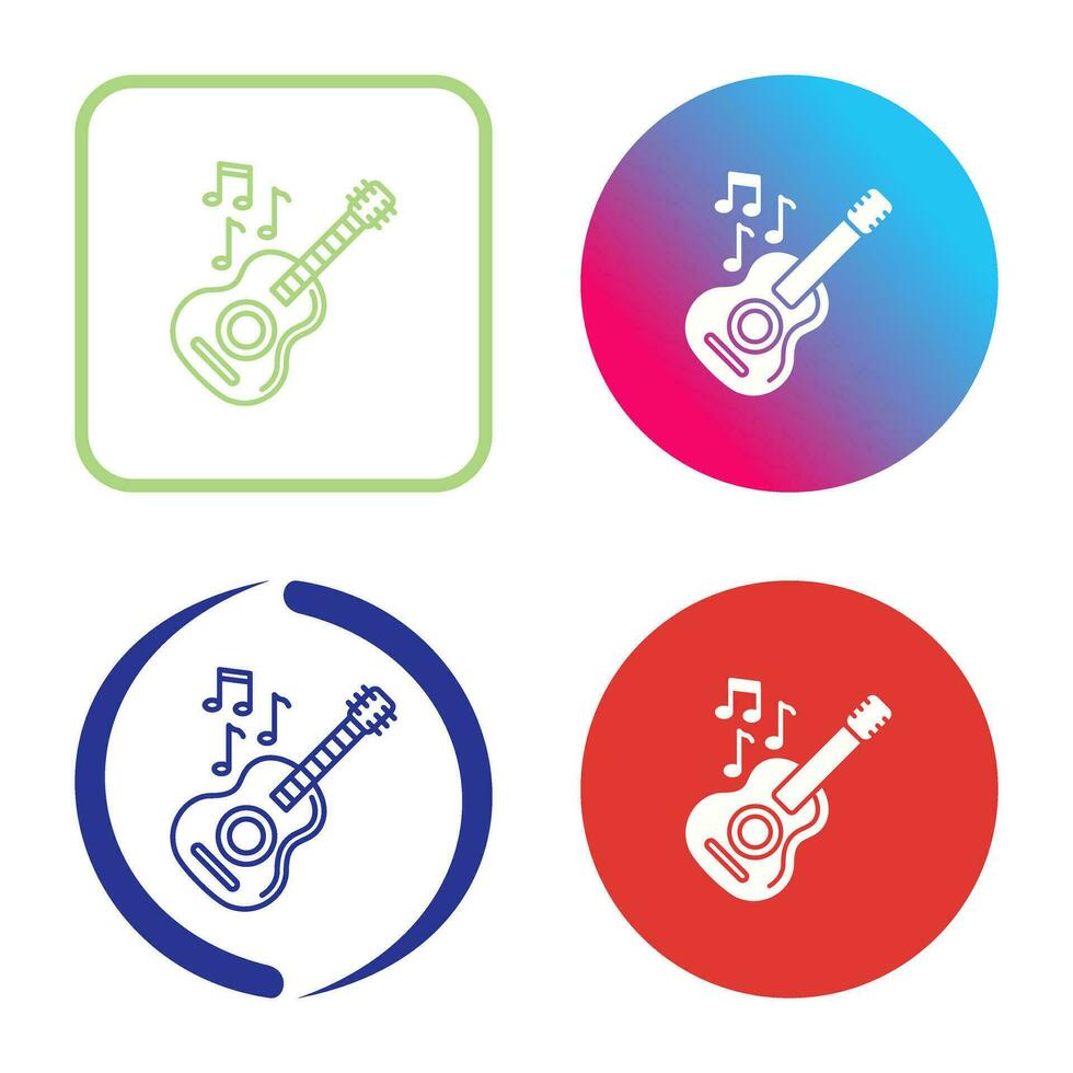 icono de vector de guitarra