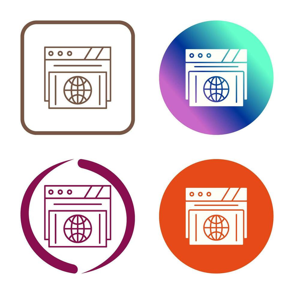 Browser Vector Icon