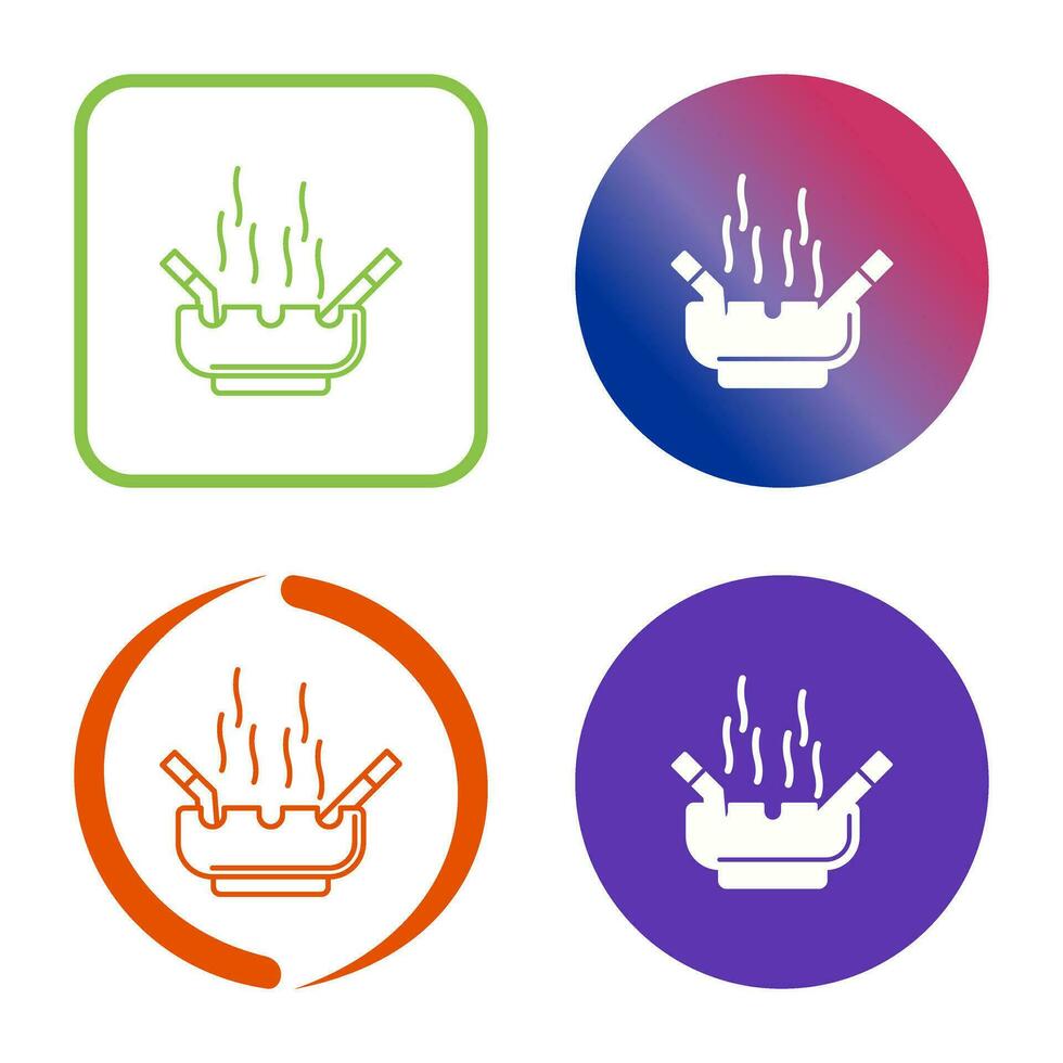 Ashtray Vector Icon