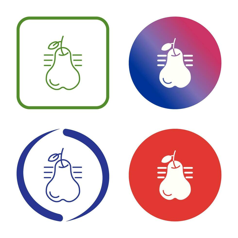Pear Vector Icon