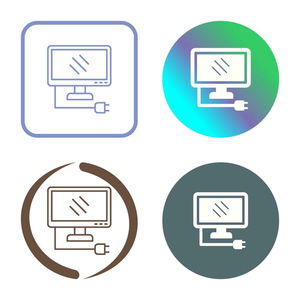 Monitor Vector Icon