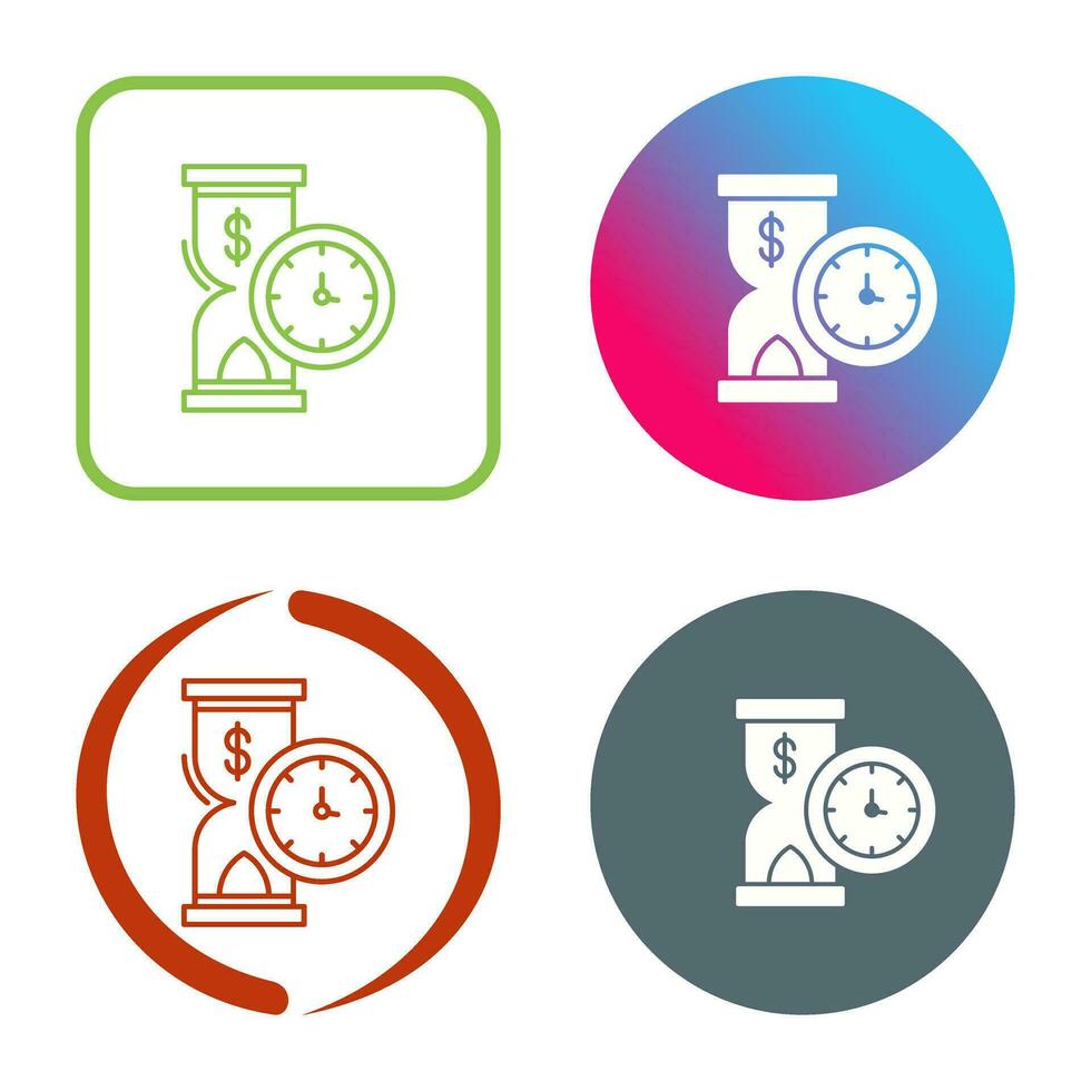 Time is Money Vector Icon
