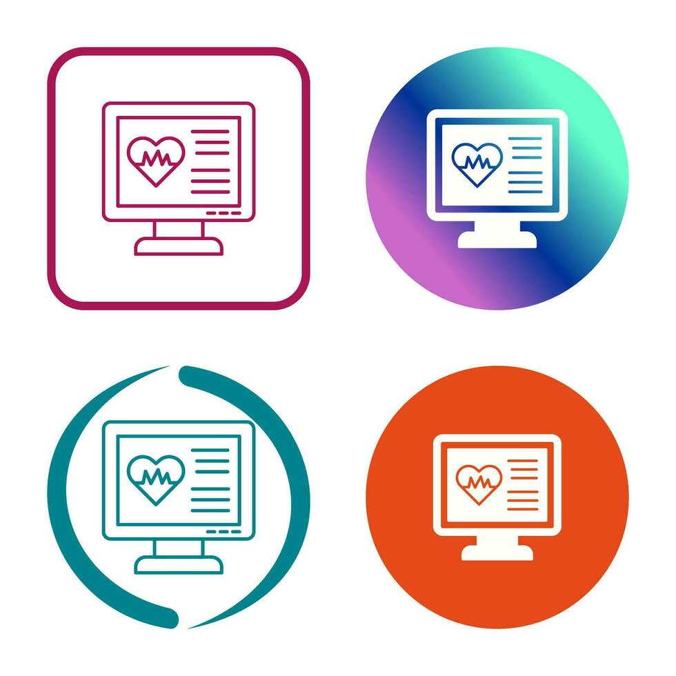 Cardiogram Vector Icon