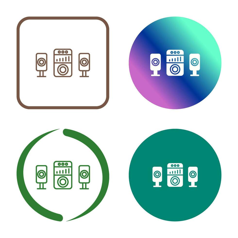 Sound System Vector Icon
