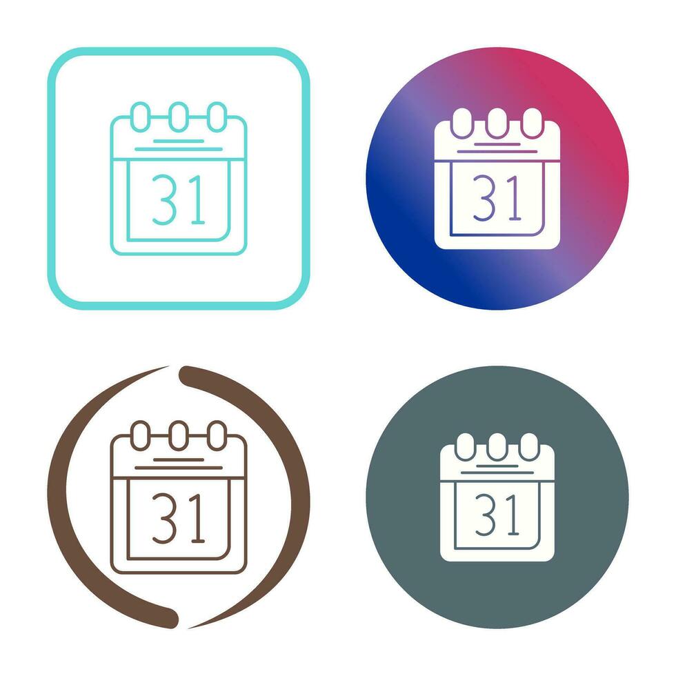 Calendar Vector Icon