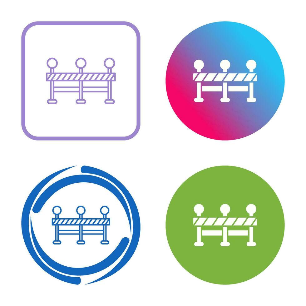 Roadblock Vector Icon