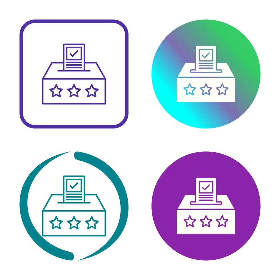 Ballot Vector Icon