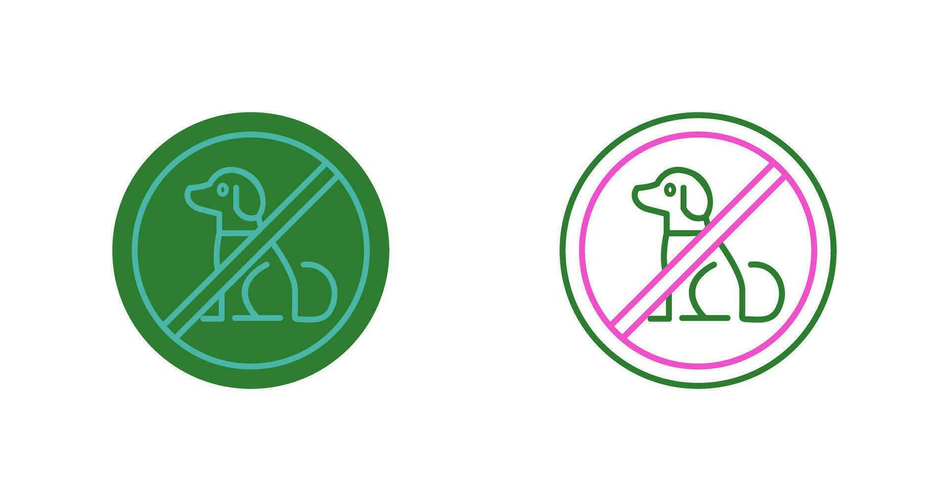 No Pets Vector Icon