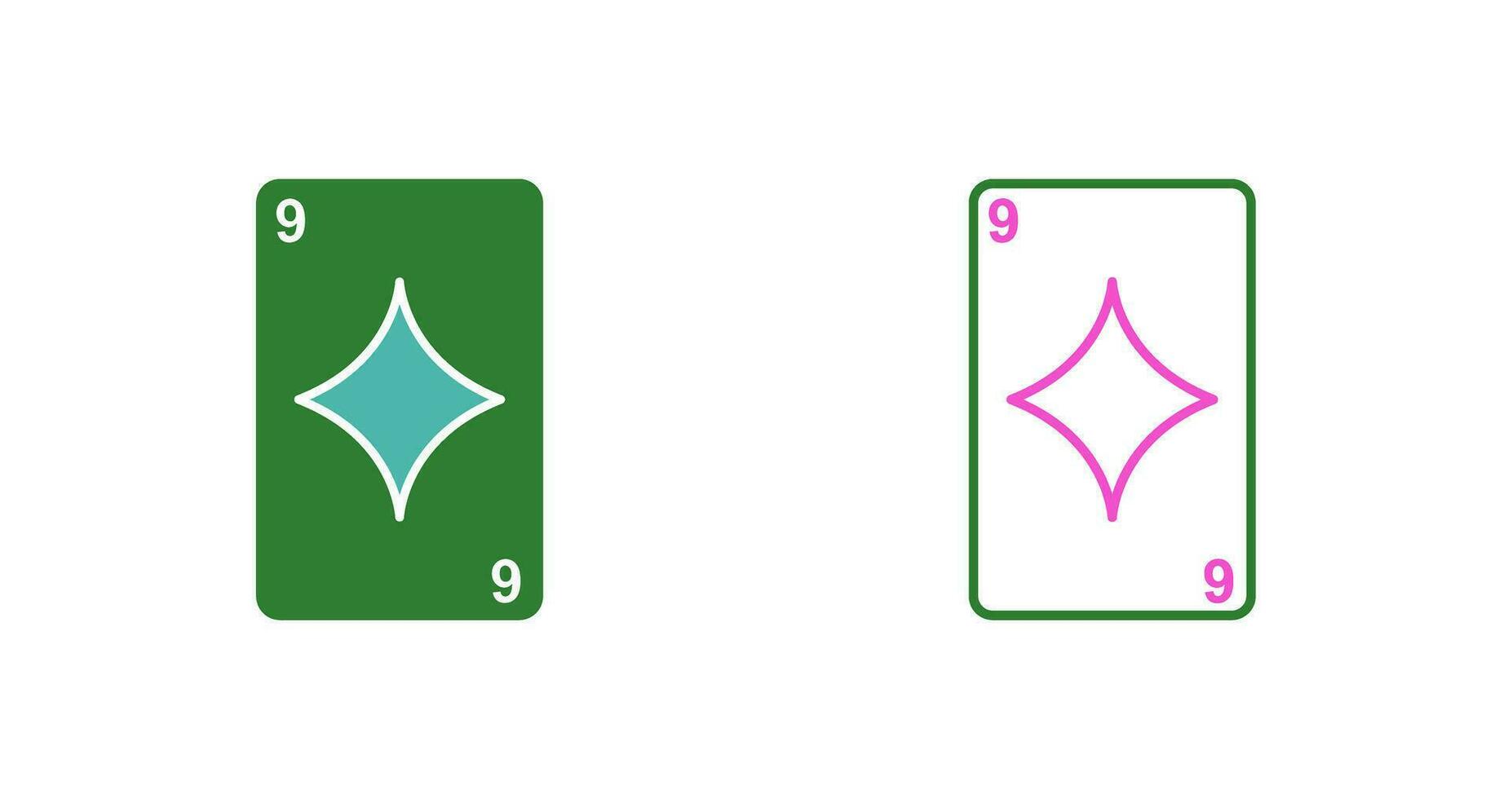 Diamonds Card Vector Icon