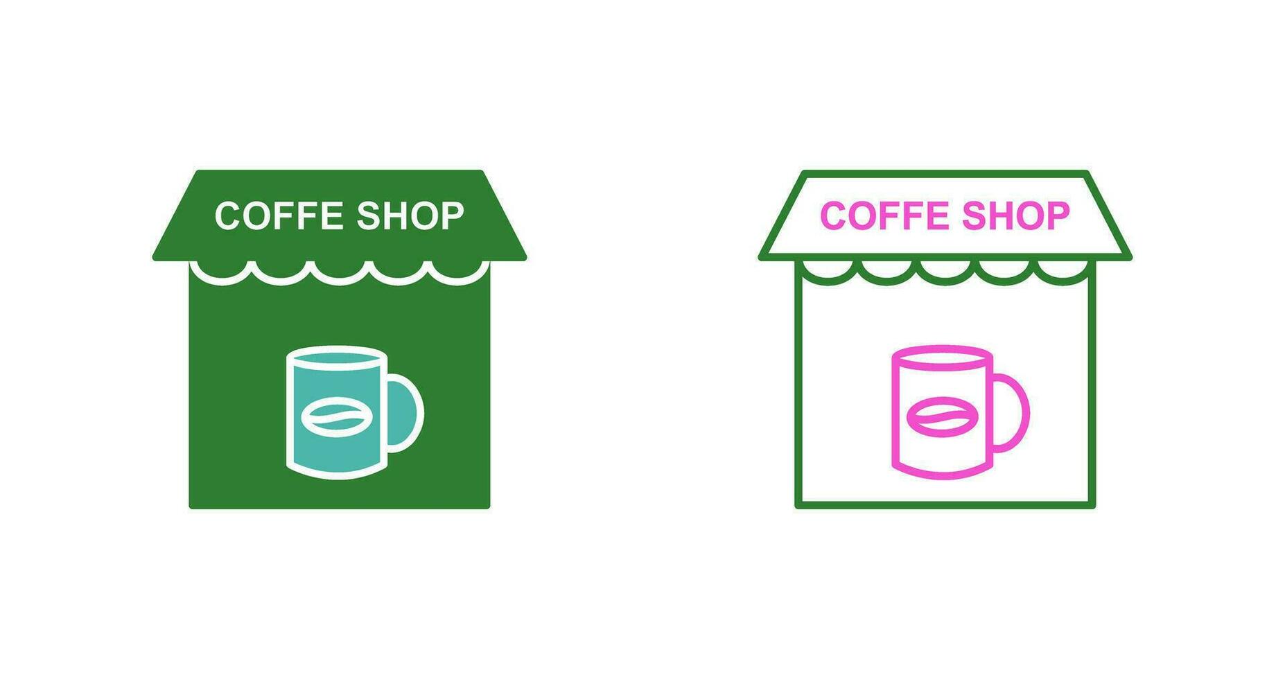 Coffee Shop Vector Icon