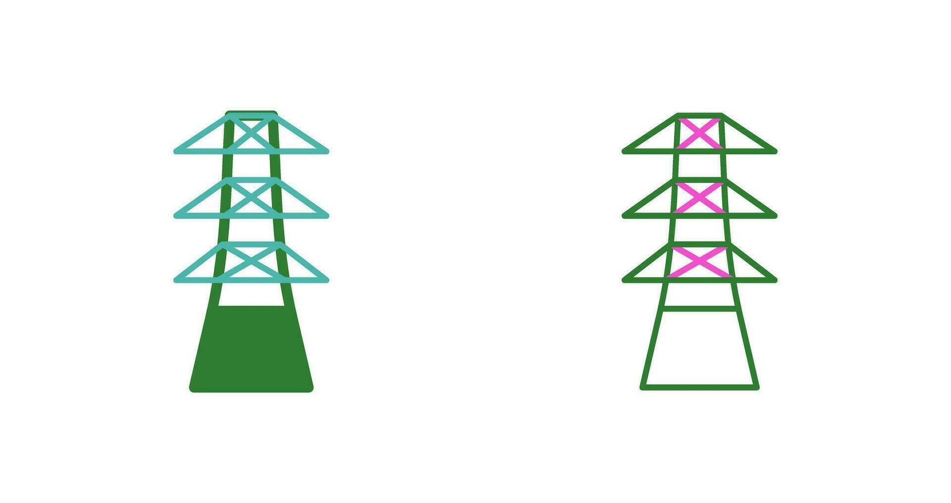Unique Tower Vector Icon
