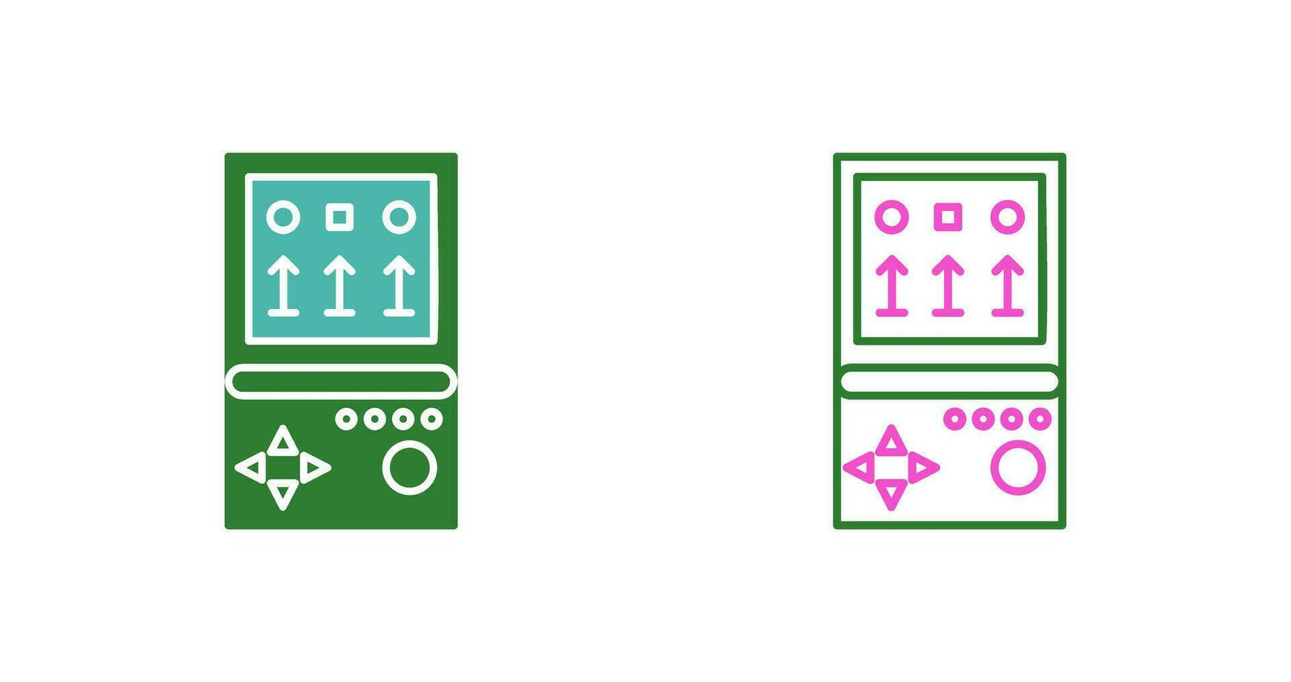 Unique Brick Game Vector Icon
