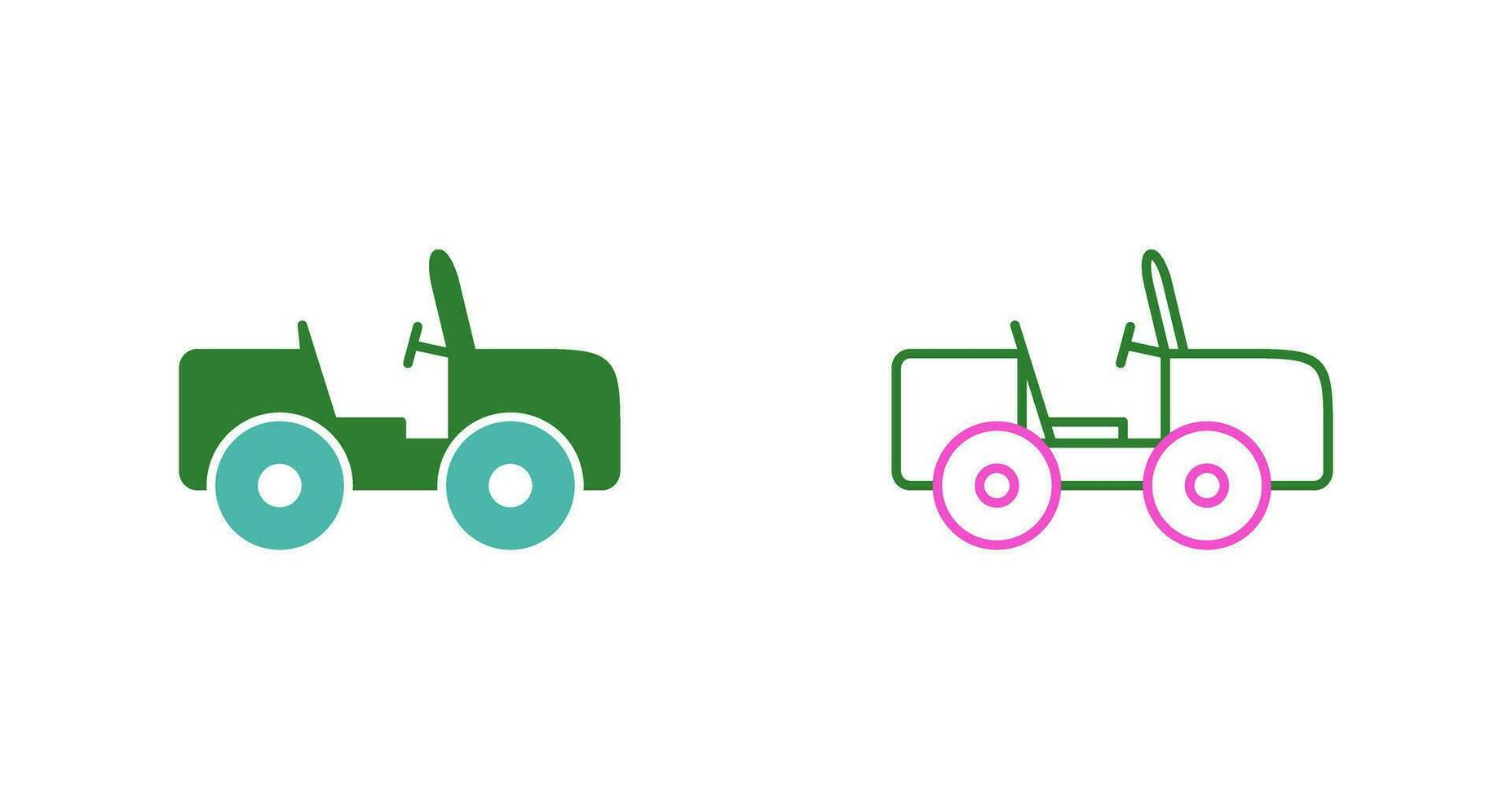Safari Jeep Vector Icon