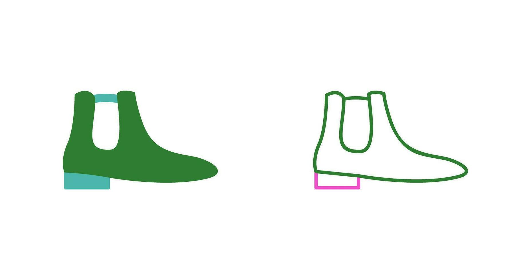 icono de vector de botas de hombre