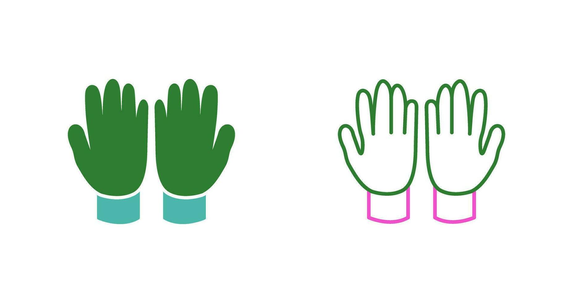 Gardening Gloves Vector Icon