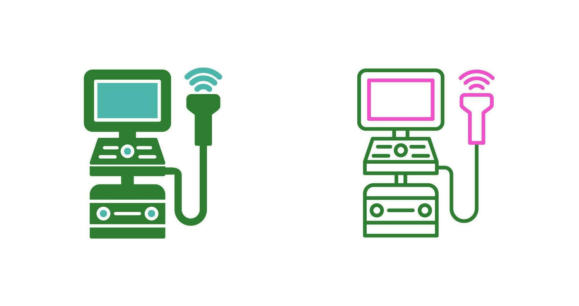 Ultrasound Machine Vector Icon