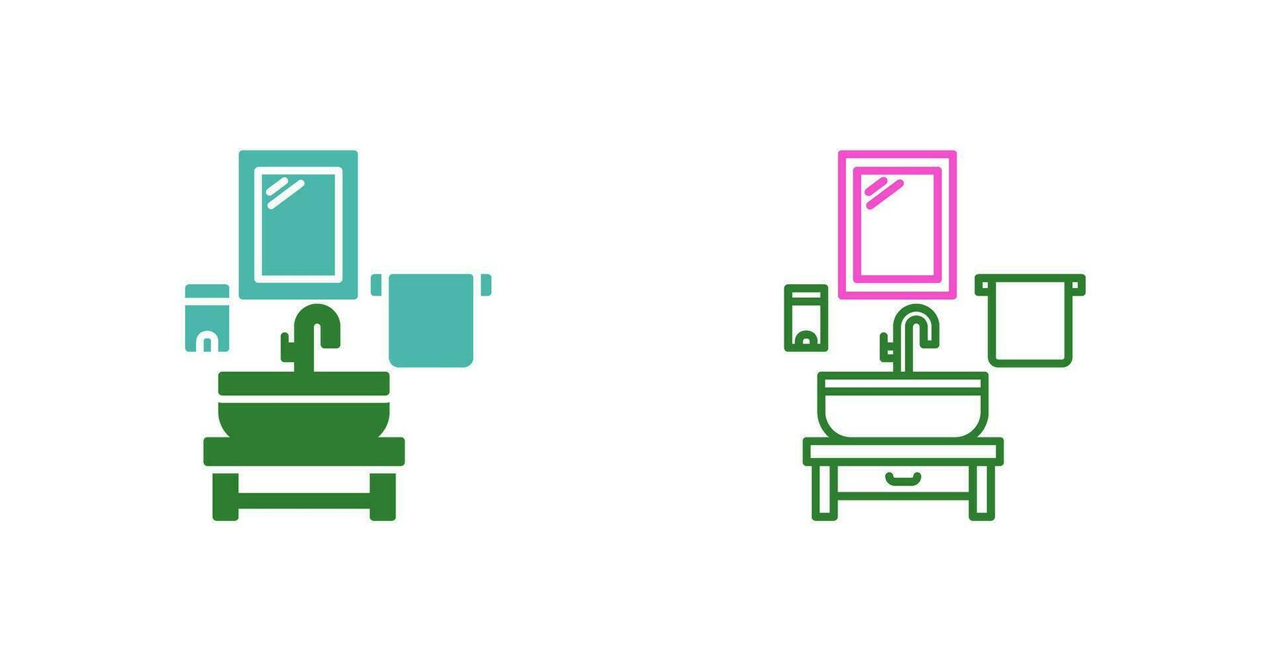 Washbasin Vector Icon