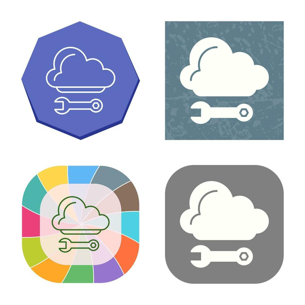 Cloud Computing Vector Icon