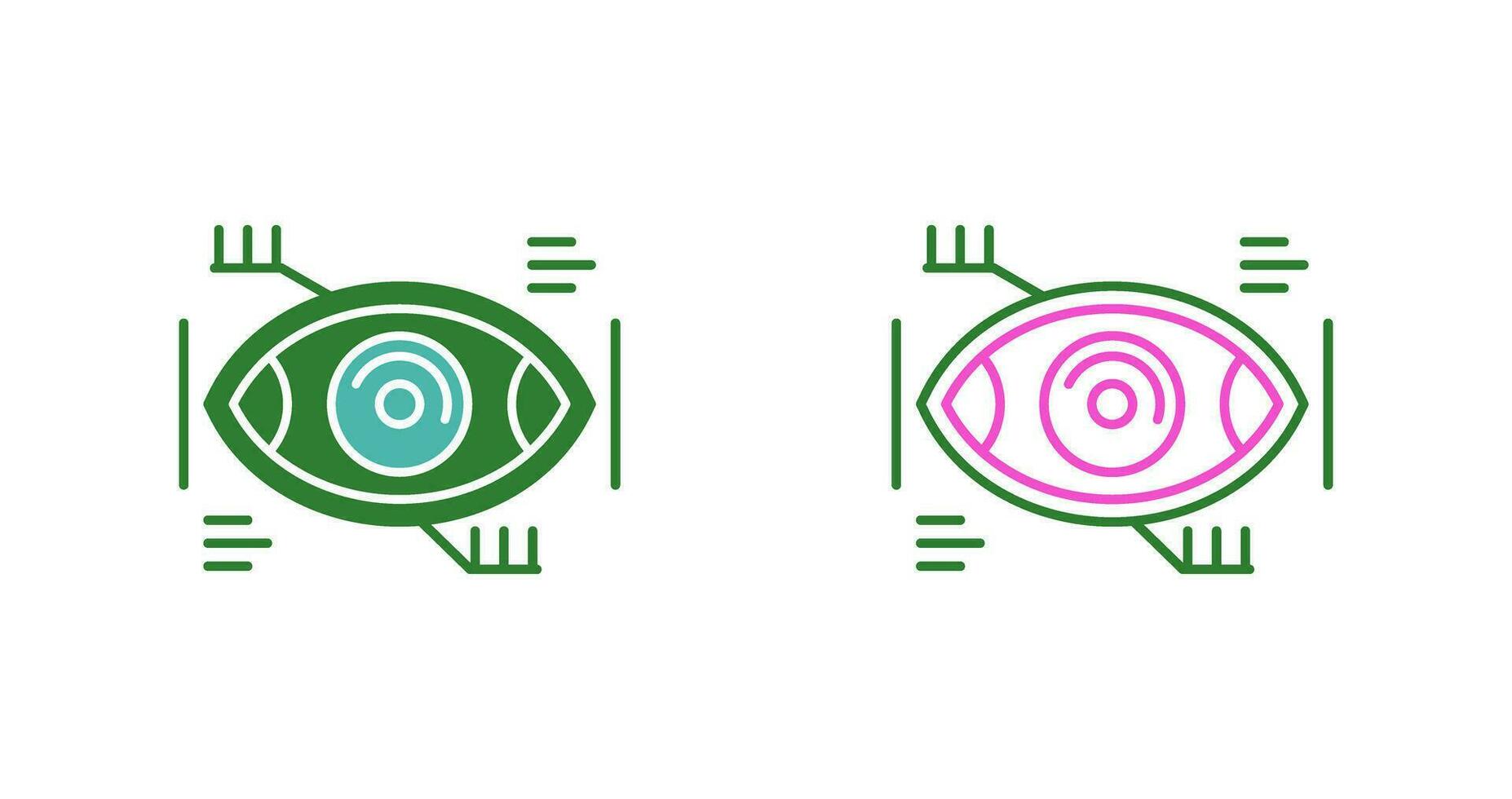 Eye Recongnition Vector Icon