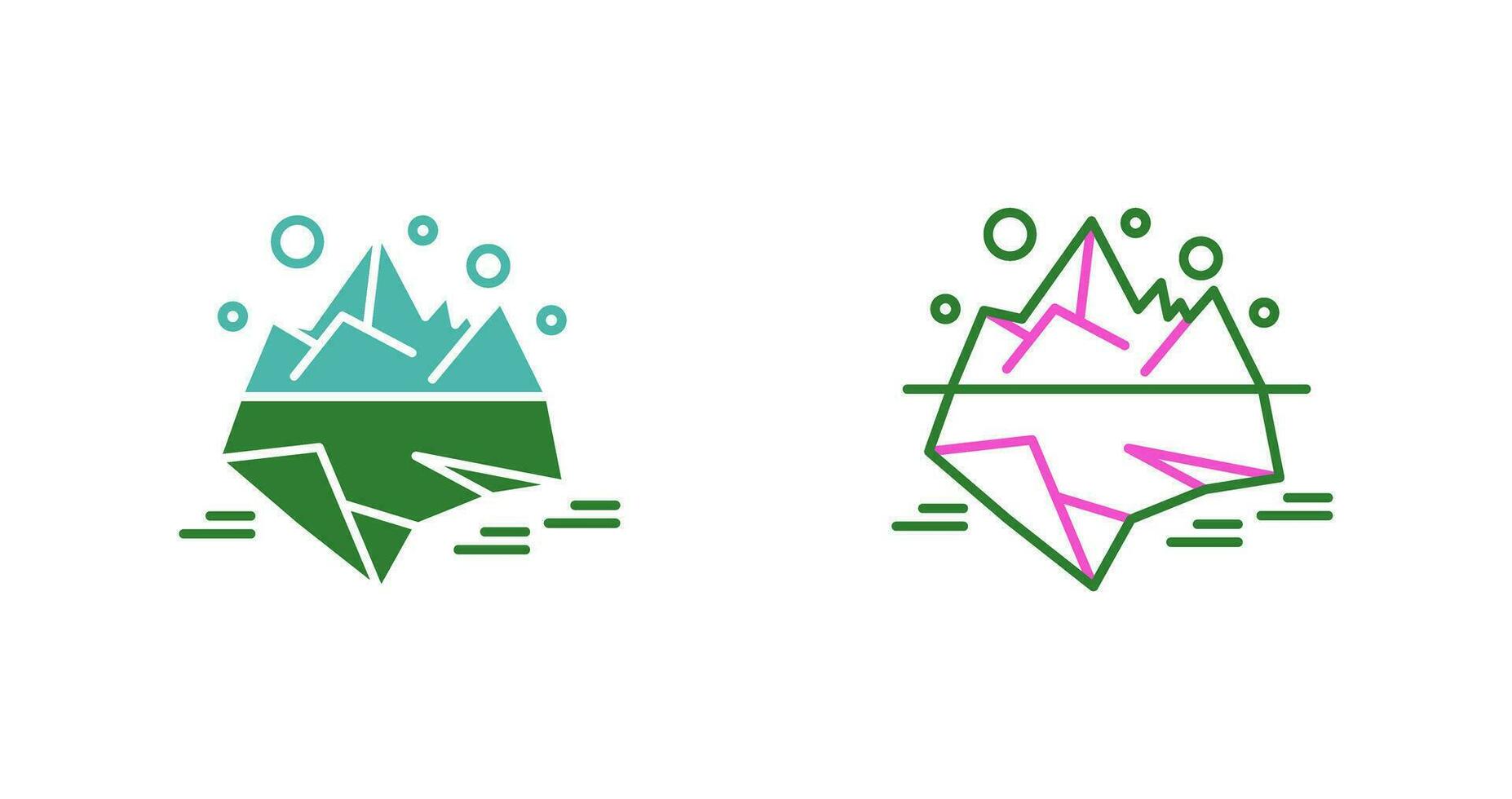 Iceberg Vector Icon