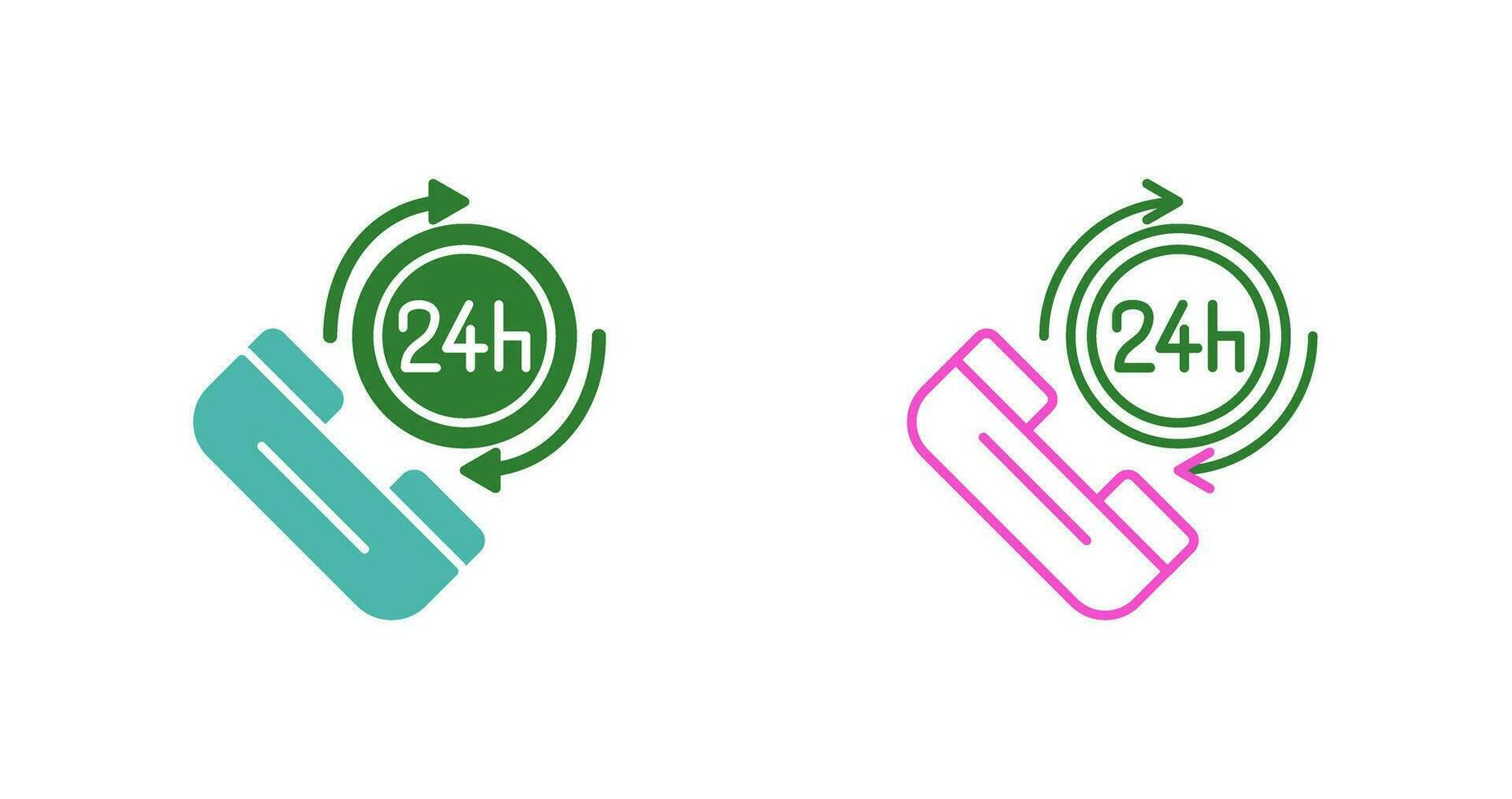 24h Vector Icon