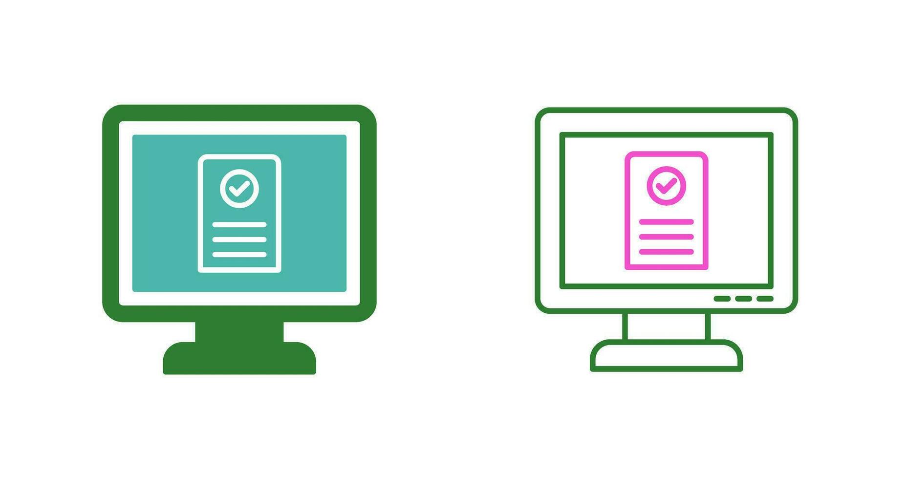 Online appointment Vector Icon