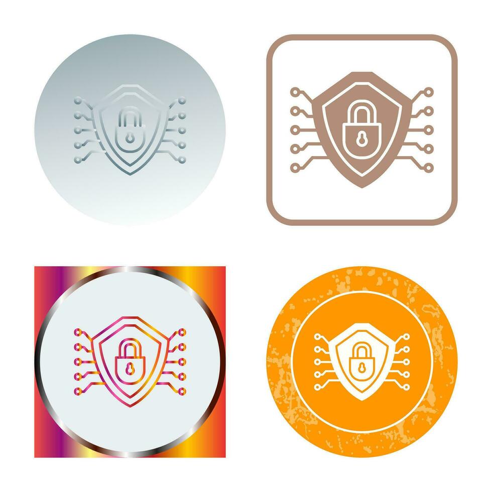 Cyber Security Vector Icon