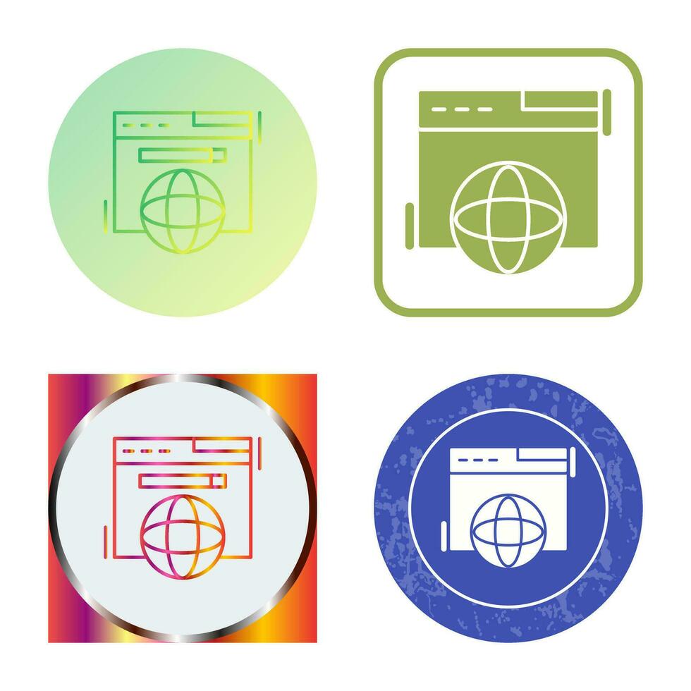 Browser Vector Icon