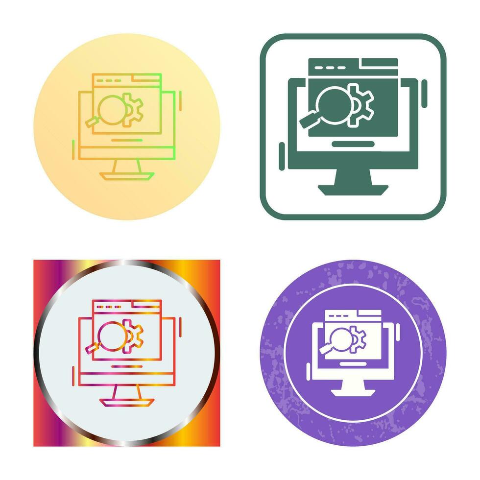 Search Engine Vector Icon