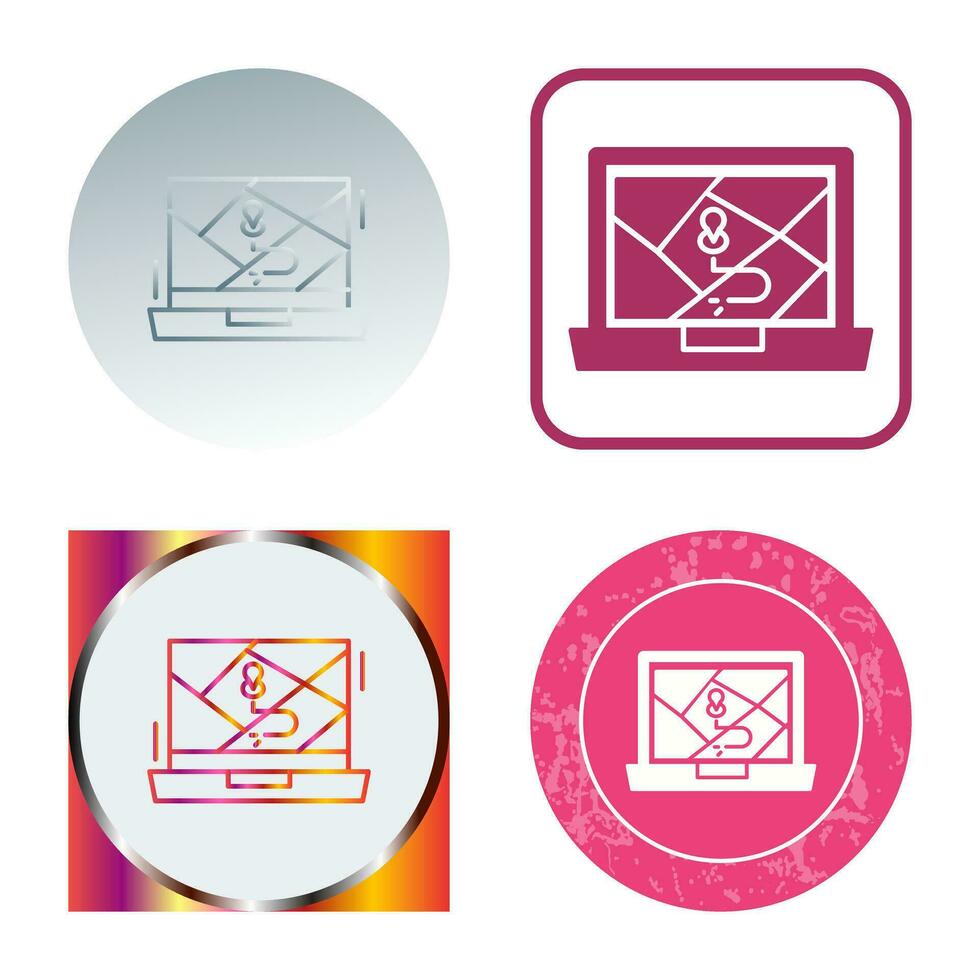 Google Map Vector Icon