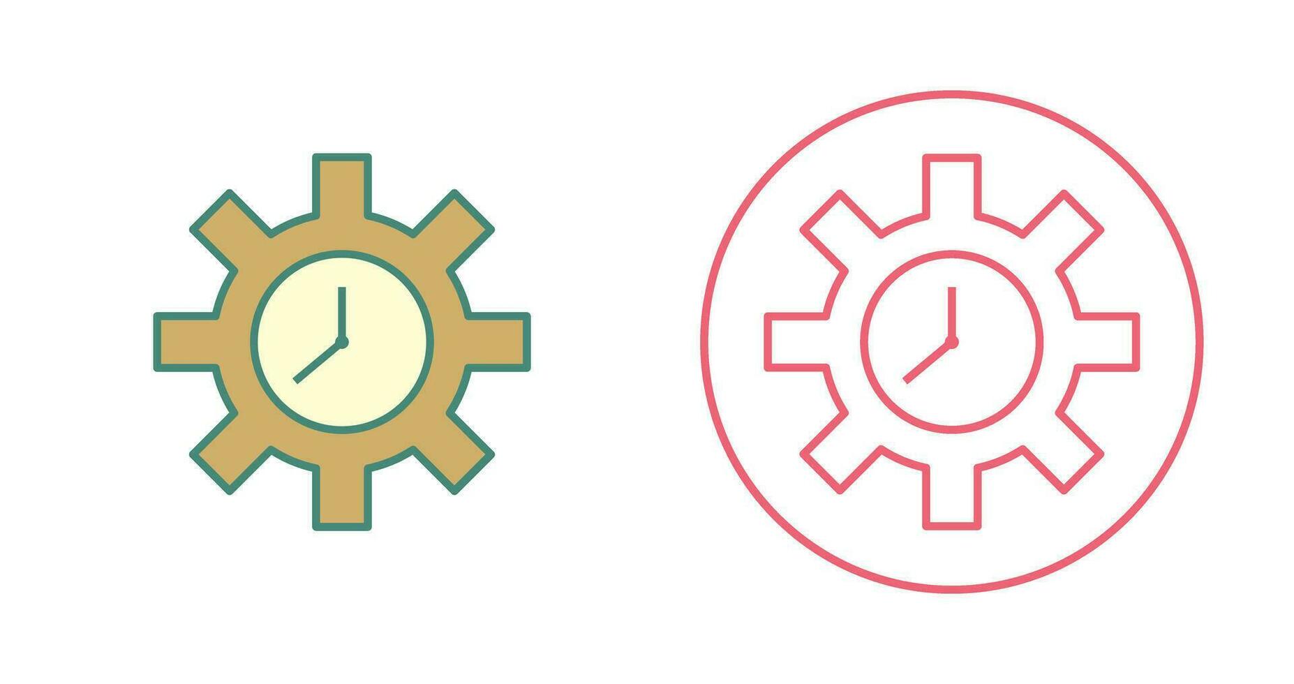 icono de vector de optimización de tiempo único