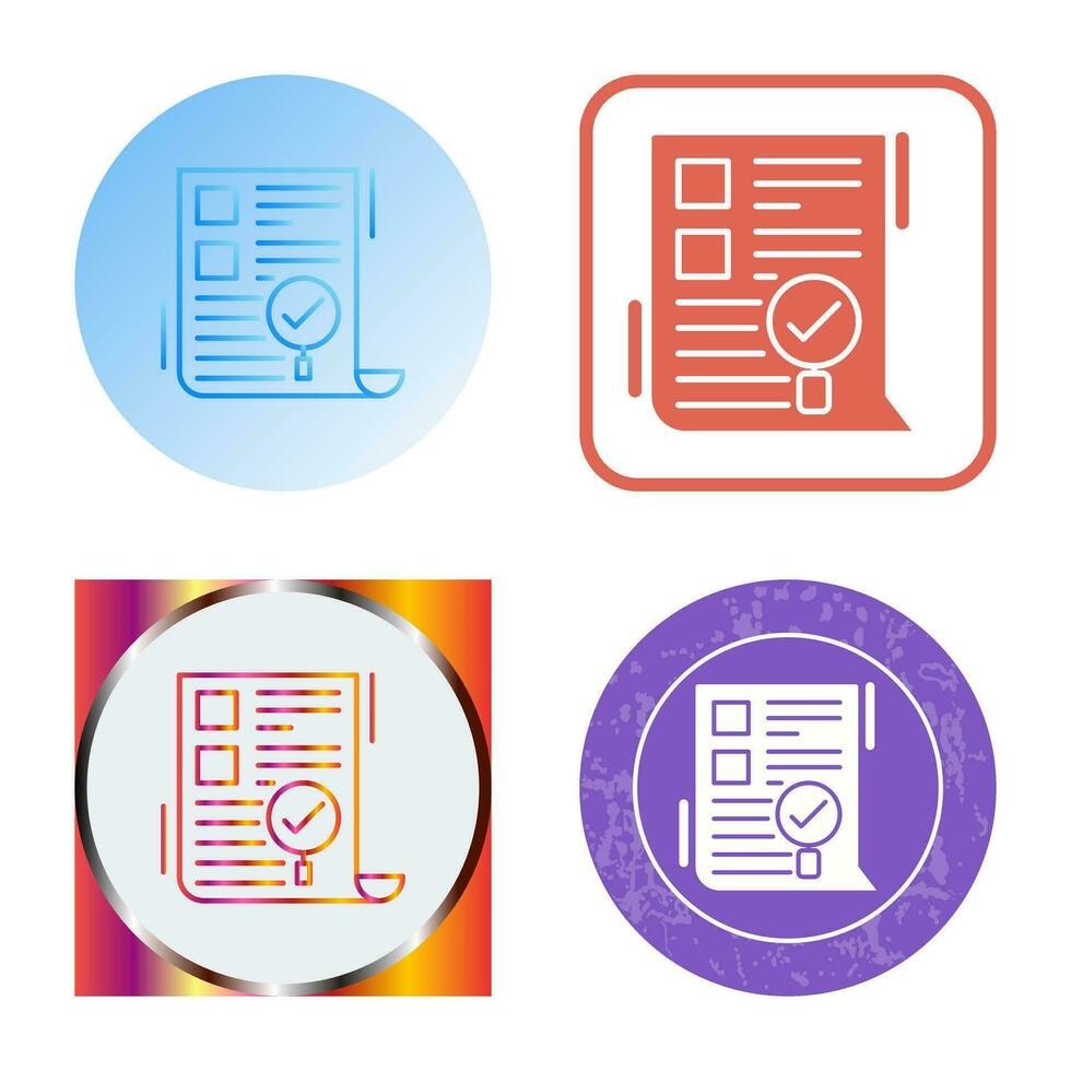 SEO Audit Vector Icon