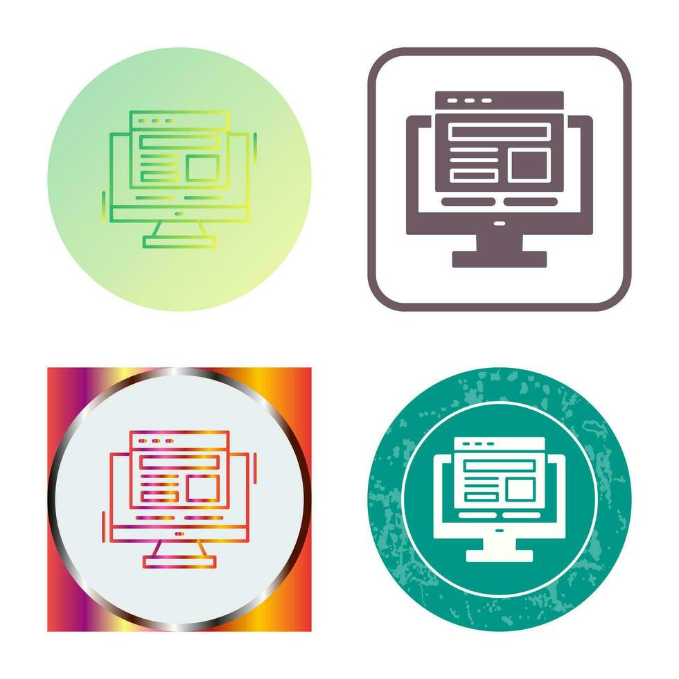 Adaptive Layout Vector Icon