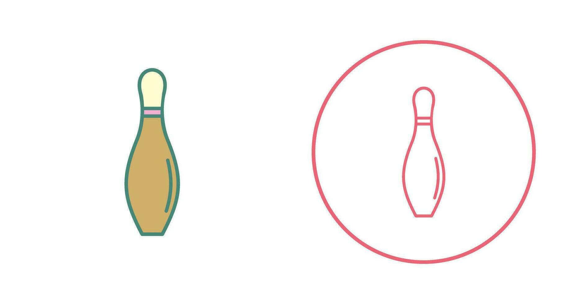 Bowling Pin Vector Icon