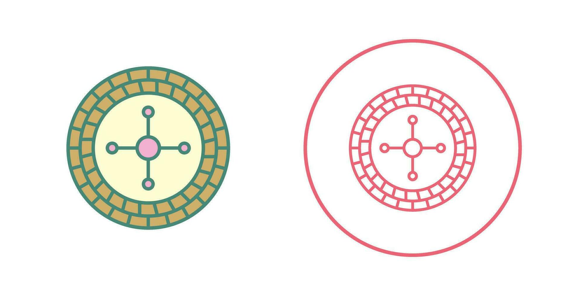 icono de vector de ruleta