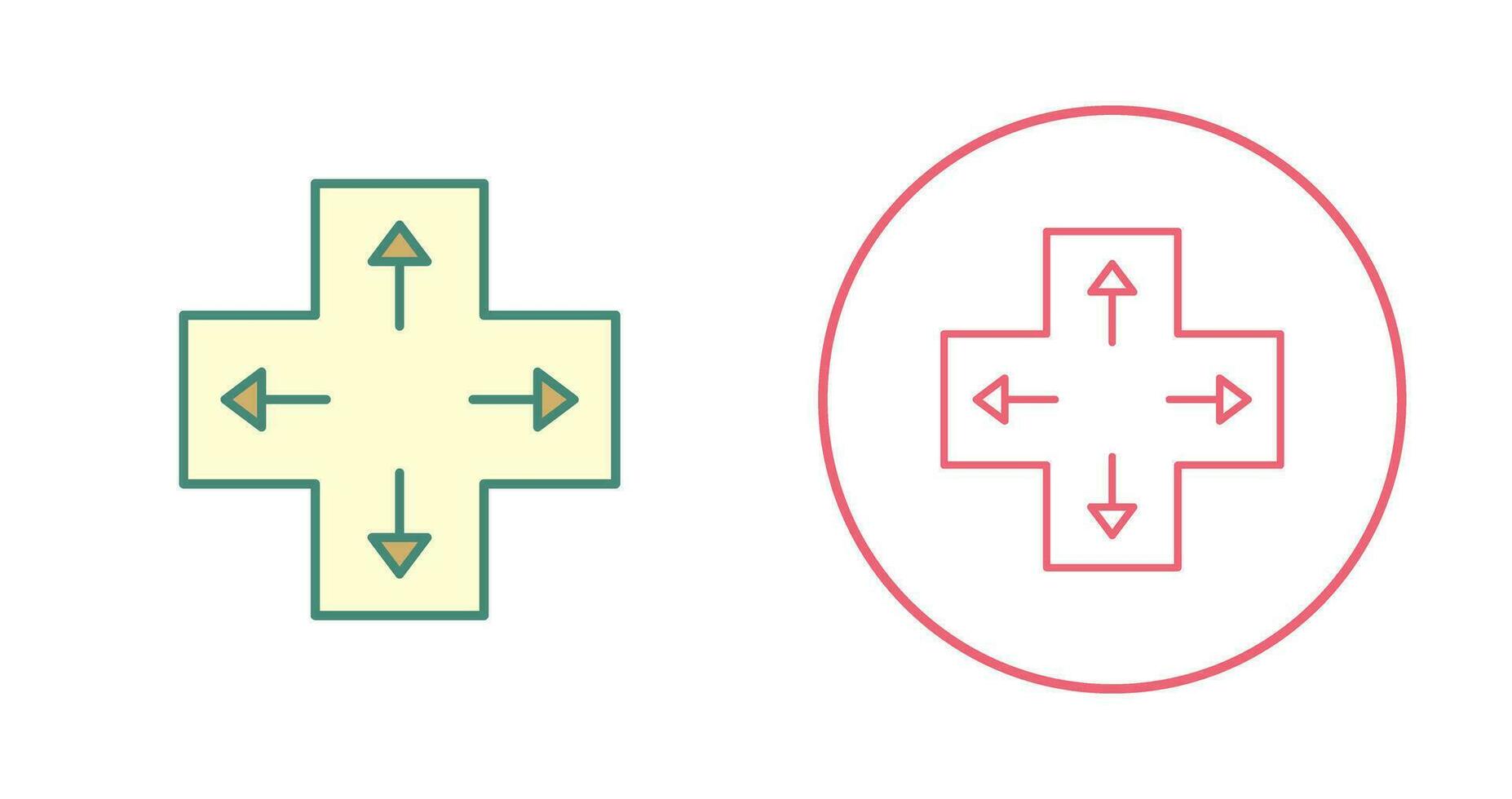 icono de vector de teclas de dirección únicas