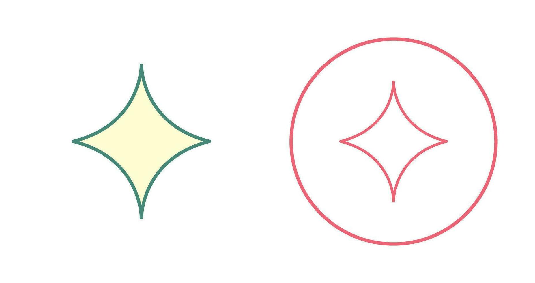Unique Diamond Vector Icon