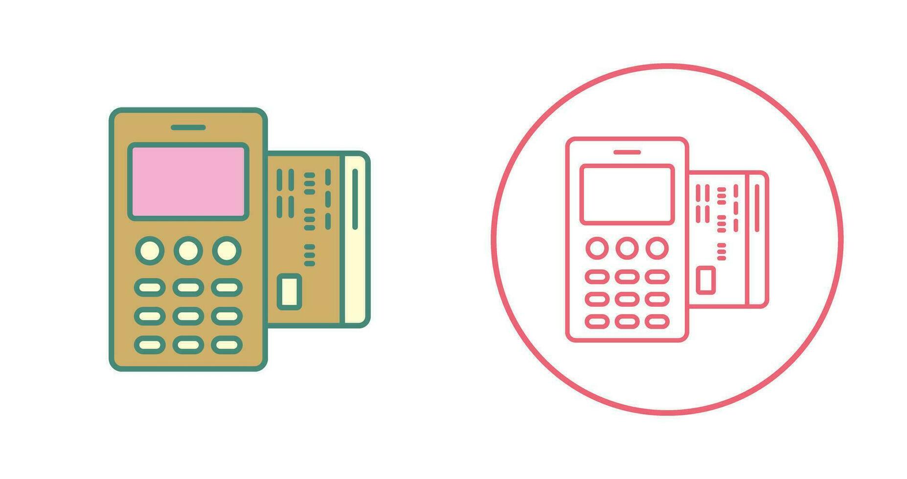 Card Machine Vector Icon