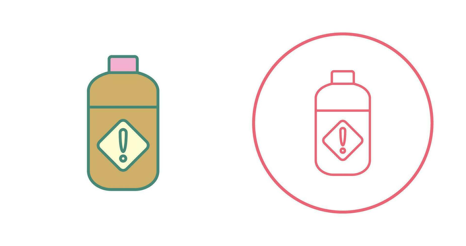 Pesticide Bottle Vector Icon